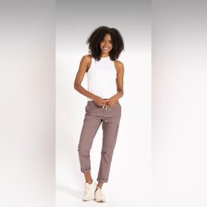 VUORI Pants Womens Size XXL Ripstop Climber Utility Organic Cotton Zip Pockets